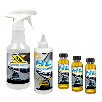 Headlight Restoration Refill Kit #1 with HL Compound and HL Sealer - Dvelup Shopify