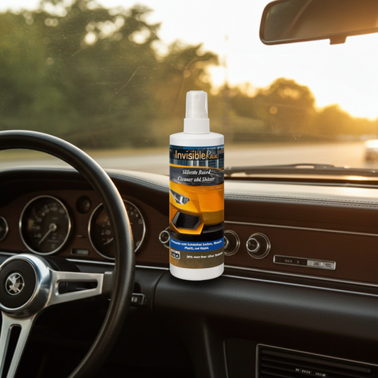 Dvelup Silicone-Based Cleaner & Shiner – Tire, Dashboard & Interior Car Panels (12 fl oz)